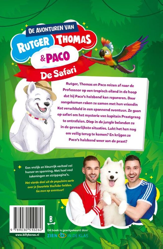 Rutger, thomas en paco 4: de safari.