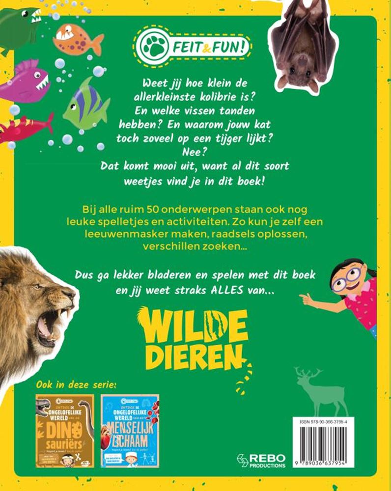 Feit en fun; wilde dieren. 7+