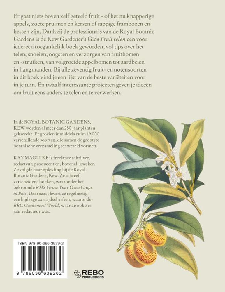 De kew gardener's gids voor fruit telen