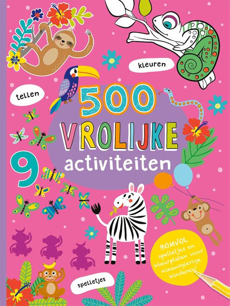 Rebo uitgevers 500 vrolijke activiteitenboek