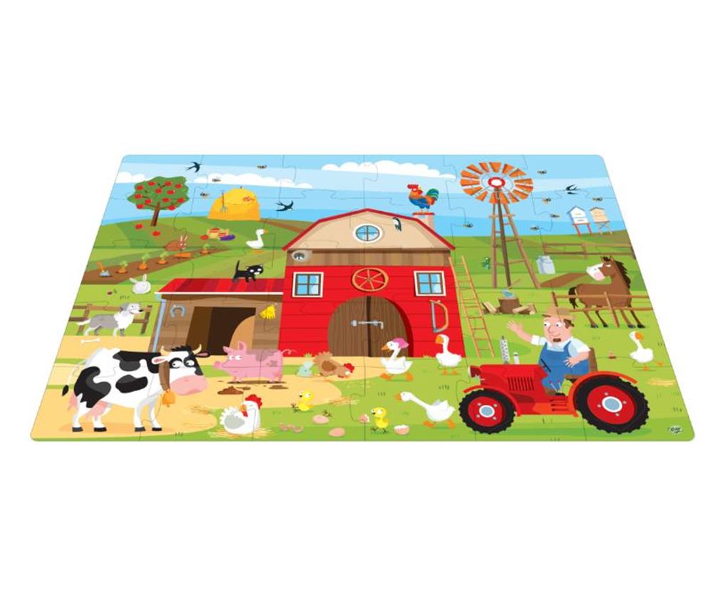 Rebo uitgevers boek en puzzel - boerderijvriendjes