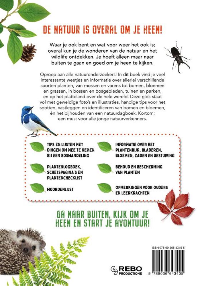 Rebo uitgeverij natuuronderzoekers - bos informatieboek