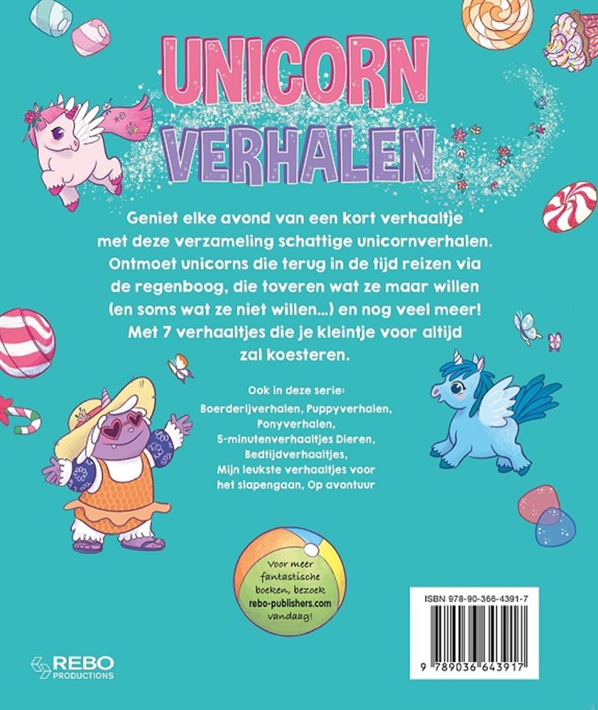Rebo uitgevers 5-minuten verhaaltjes - eenhoornverhalen