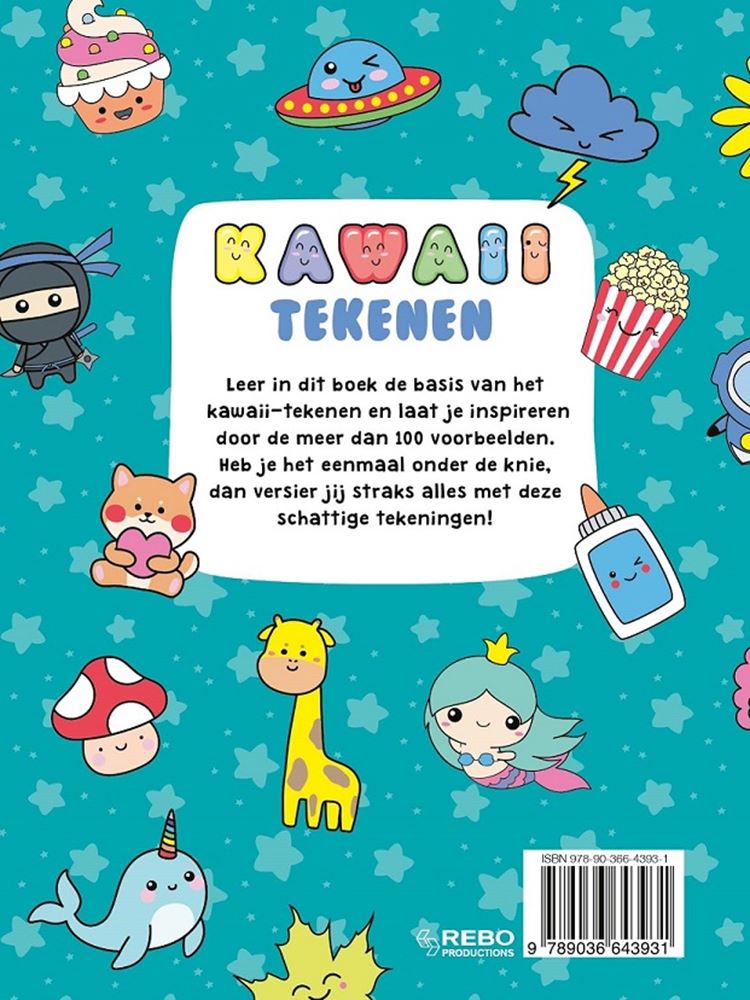 Rebo publishers kawaii tekenen. 3+