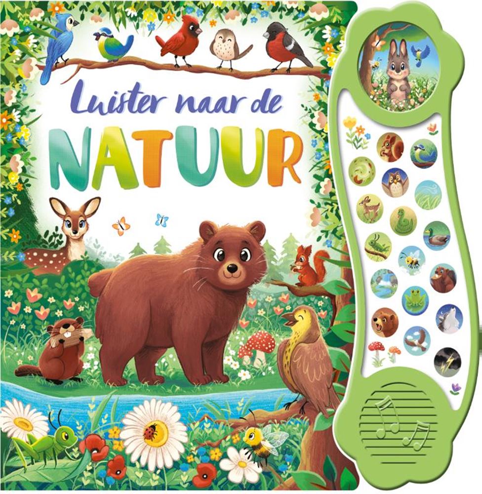 Rebo uitgeverij geluidenboek luister naar de natuur