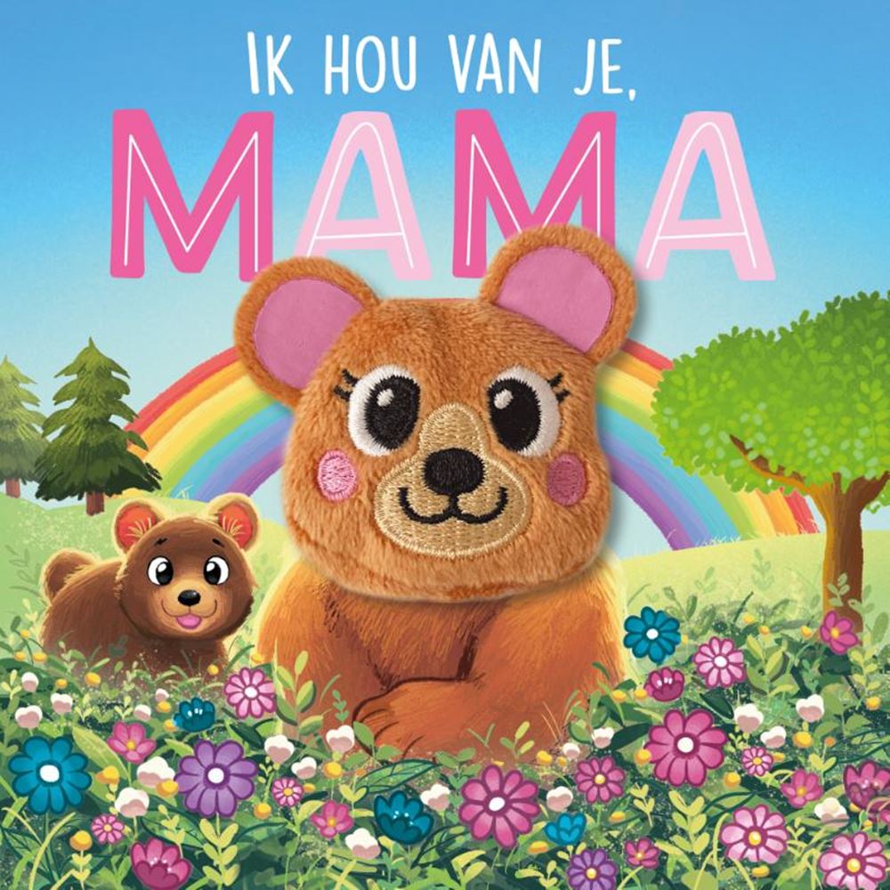 Rebo uitgevers ik hou van je, mama - vingerpopboek