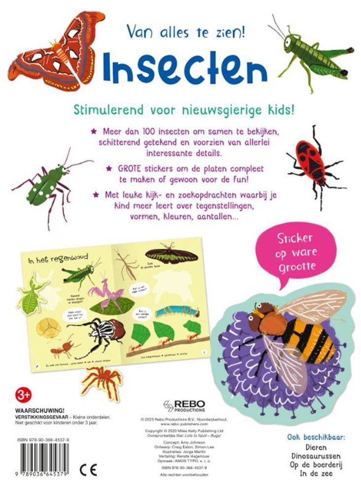 Rebo uitgevers insecten - van alles te zien!