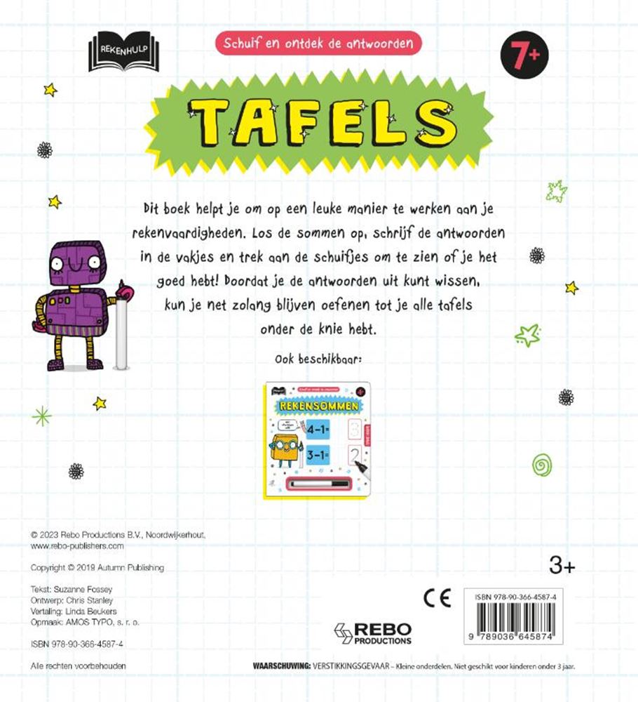 Rebo uitgeverij tafels - rekenhulp