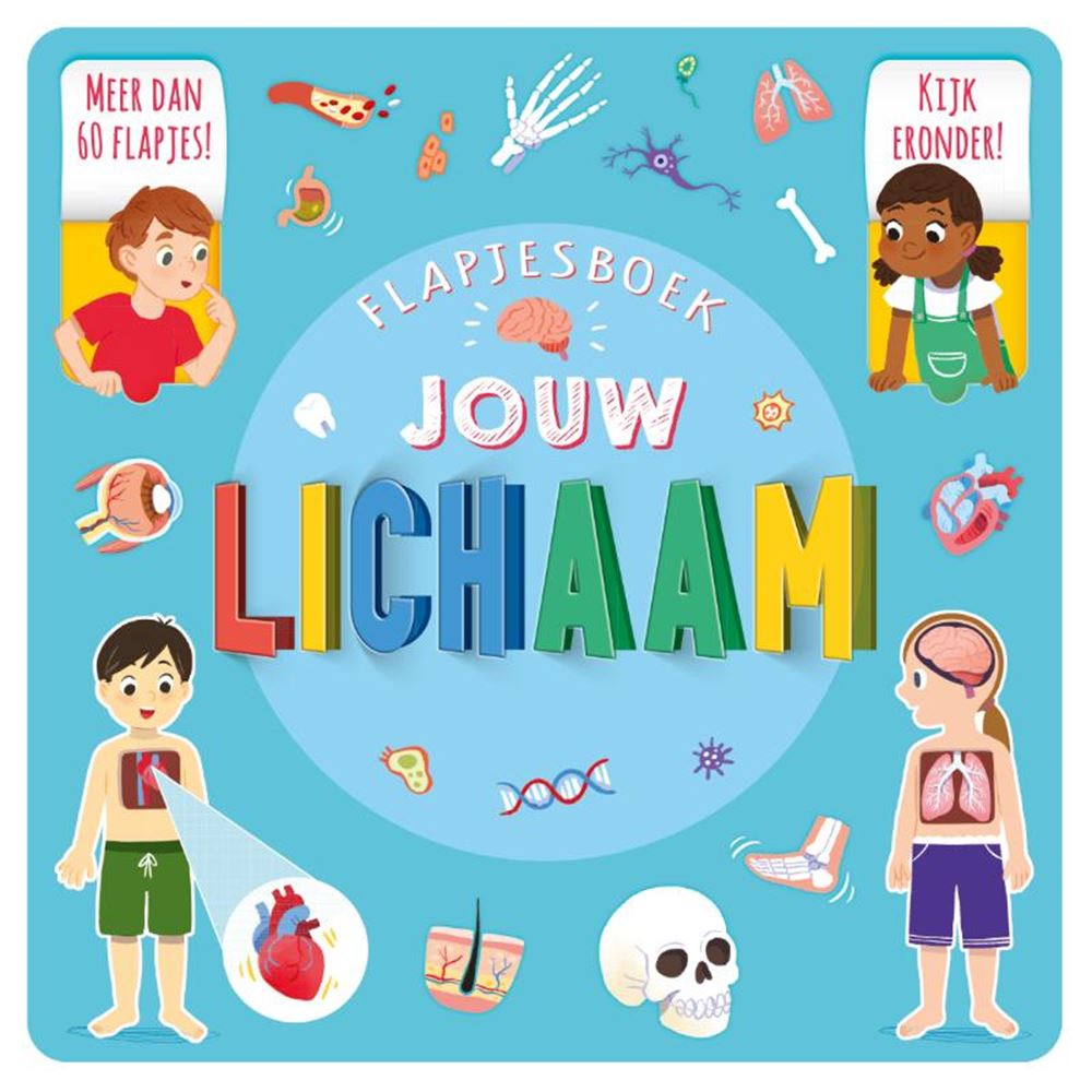 Rebo uitgeverij jouw lichaam flapjesboek