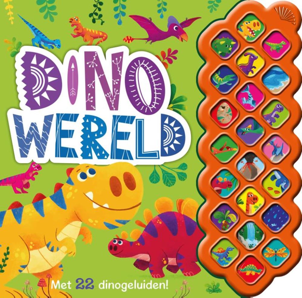 Rebo uitgeverij geluidenboek dinowereld
