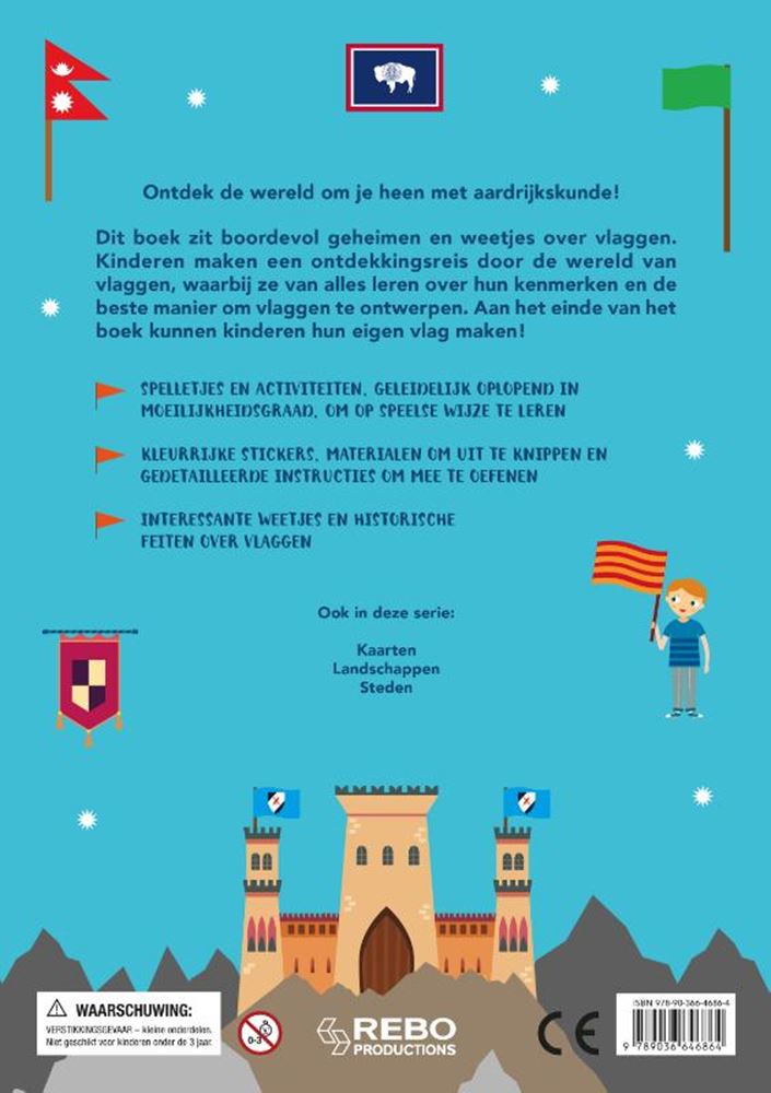 Rebo uitgevers vlaggen - gek op de wereld