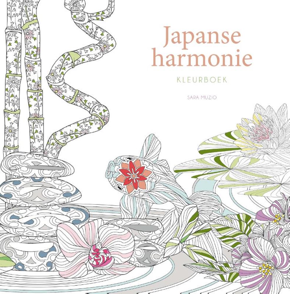 Kleurboek: japanse harmonie volwassene