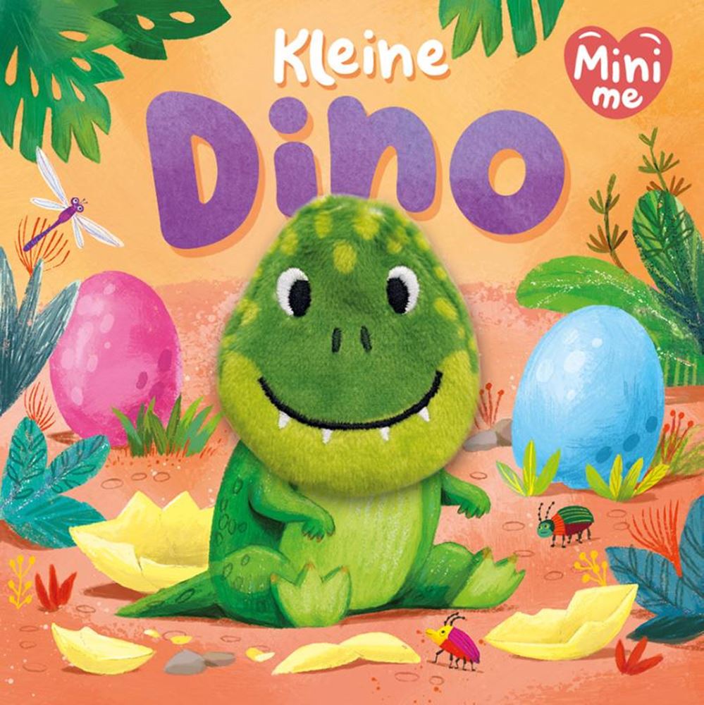 Kleine dino - vingerpopboek. 2+