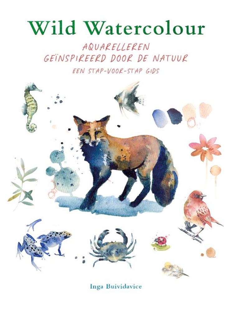 Kleurboek: wild watercolour volwassene