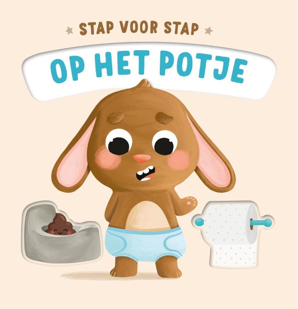 Rebo publishers op het potje - stap voor stap kartonboekje