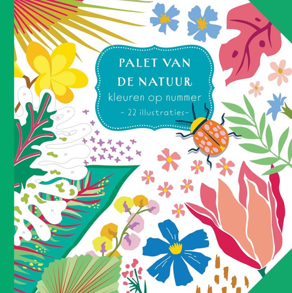 Palet van de natuur - kleuren op nummer