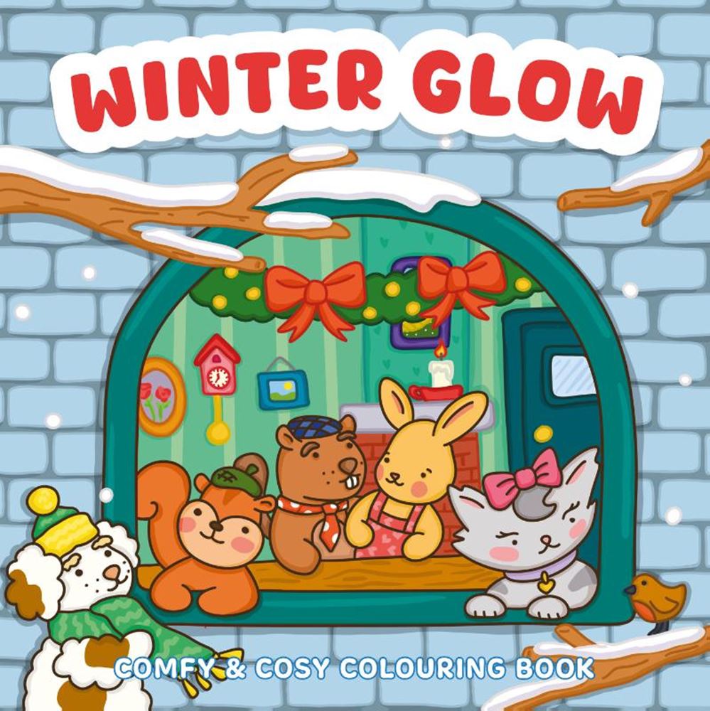 Rebo publishers winter glow - comfy cosy kleurboek