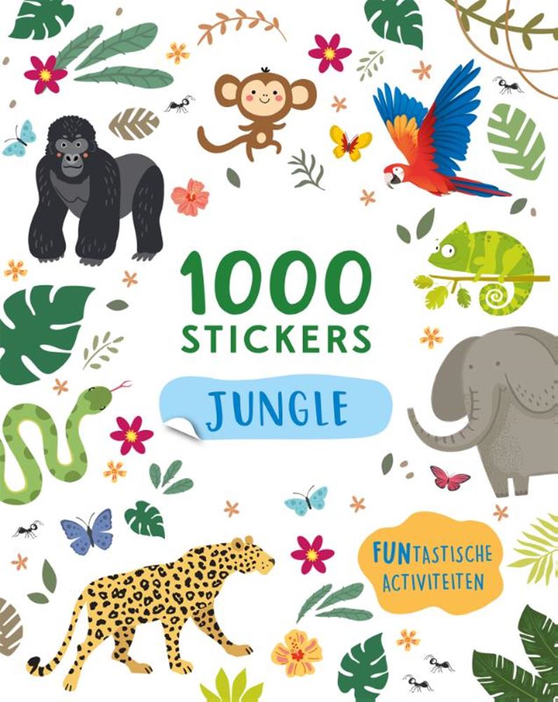 Rebo publishers jungle - 1000 stickers 4+