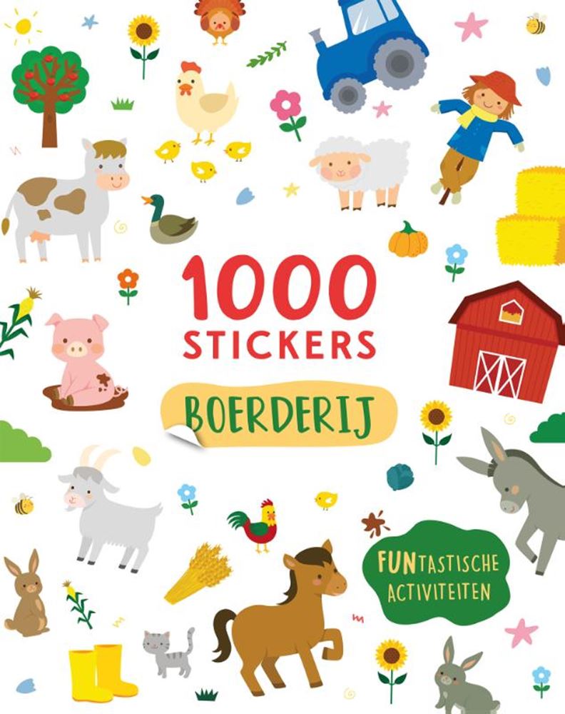 Boerderij - 1000 stickers 4+