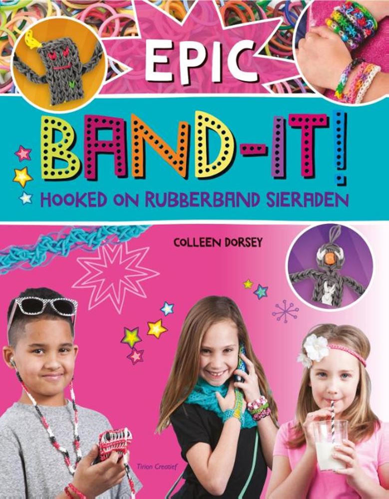 Band-it hooked on rubberbandsieraden. 8+