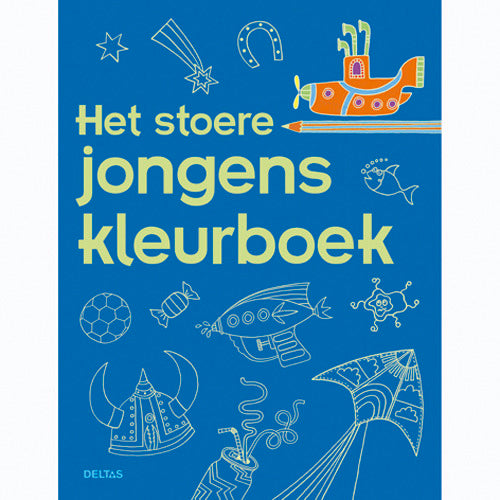 Basis Kleurboek Stoere Jongens