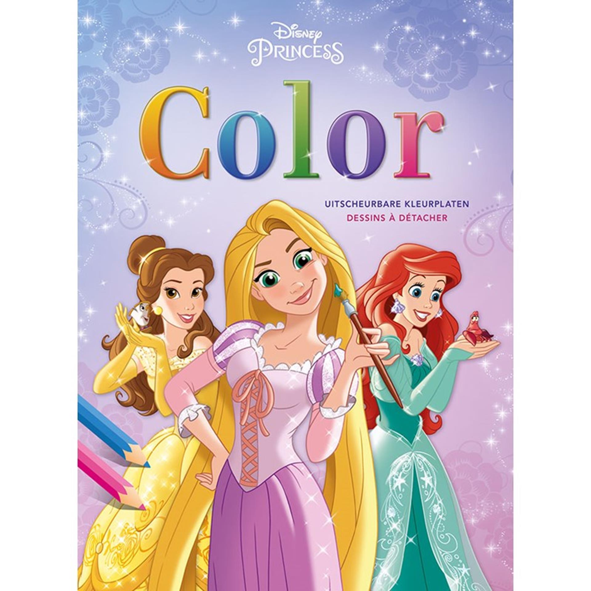 Deltas disney color princess kleurplaten