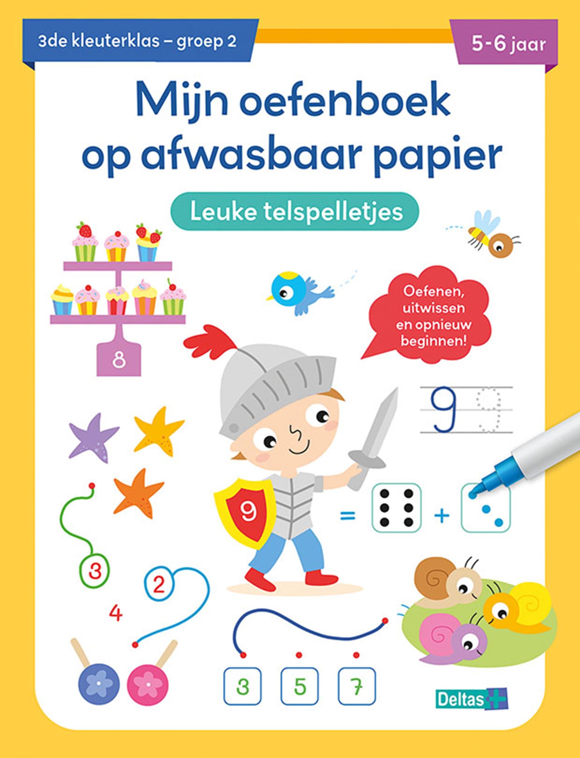 Deltas mijn oefenboek leuke telspelletjes 5-6j.