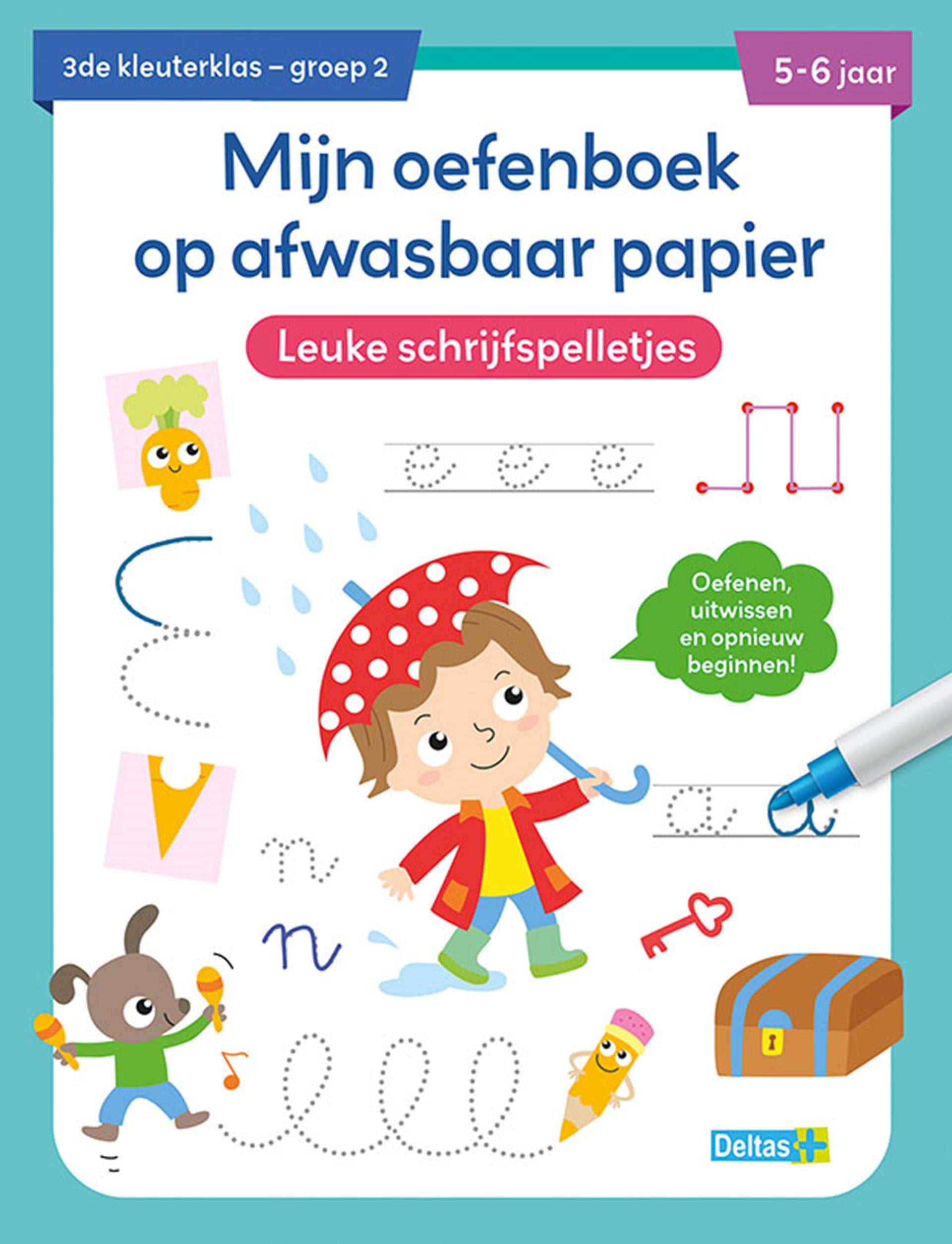 Deltas mijn oefenboek leuke schrijfspelletjes