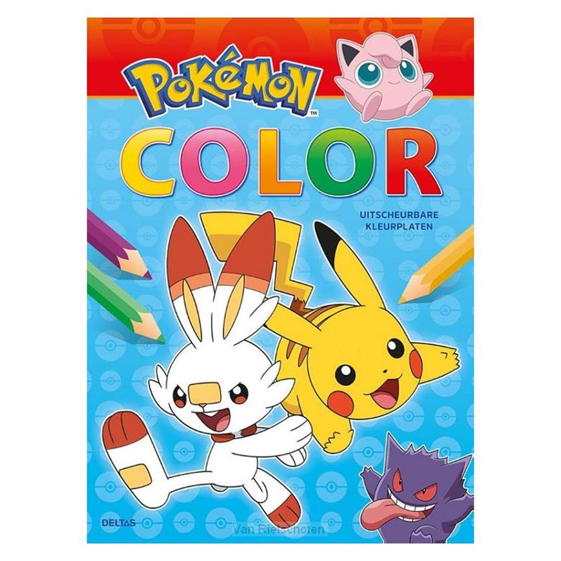 Deltas Pokémon Color Kleurboek