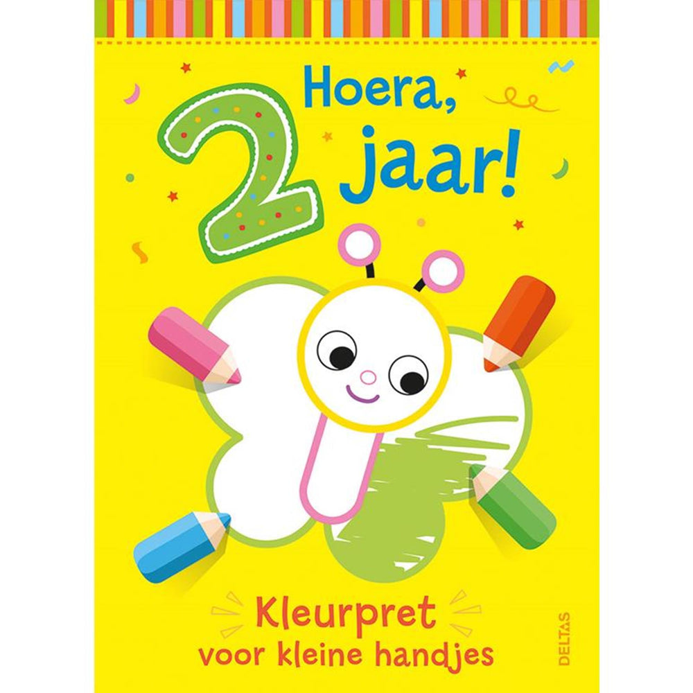 Deltas kleurpret voor kleine handjes hoera, 2 jaar!