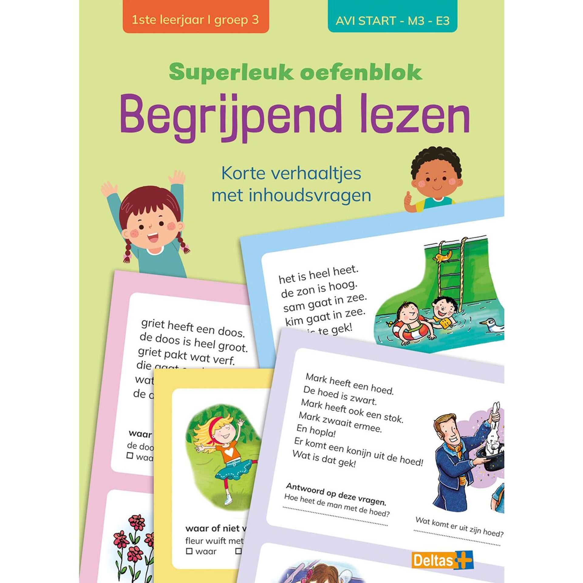 Deltas superleuk oefenblok begrijpend lezen