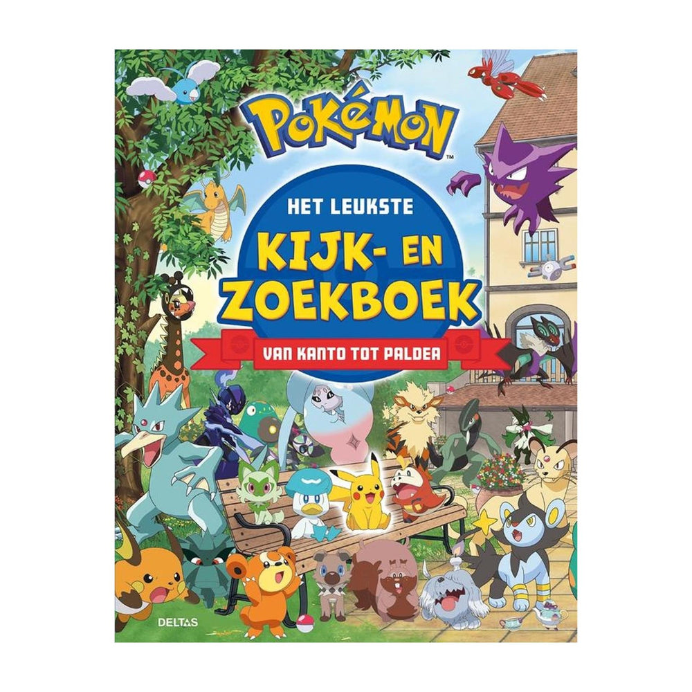 Deltas pokémon het leukste kijk- en zoekboek van kanto to paldea