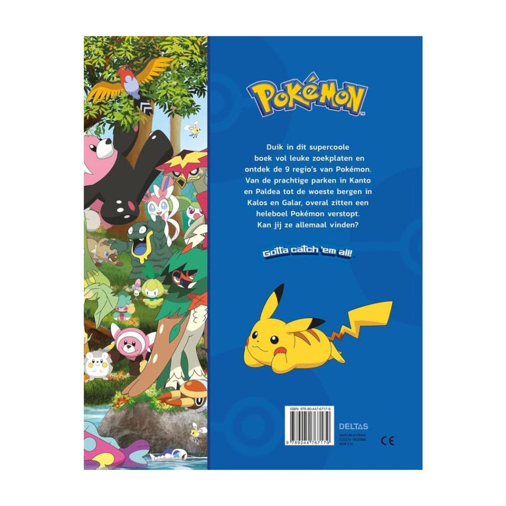 Deltas pokémon het leukste kijk- en zoekboek van kanto to paldea