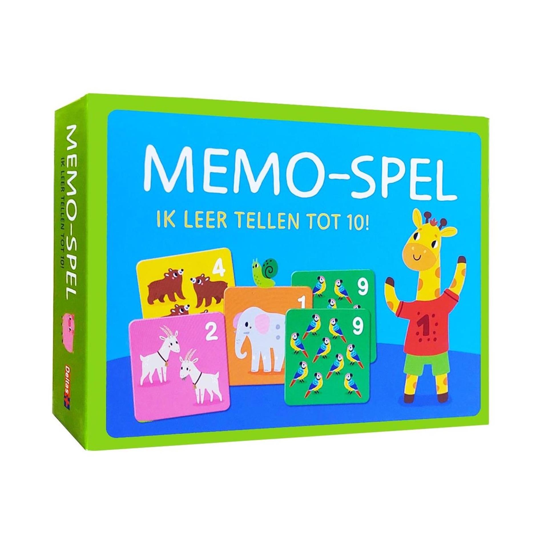 Deltas ik leer tellen tot 10! memo-spel