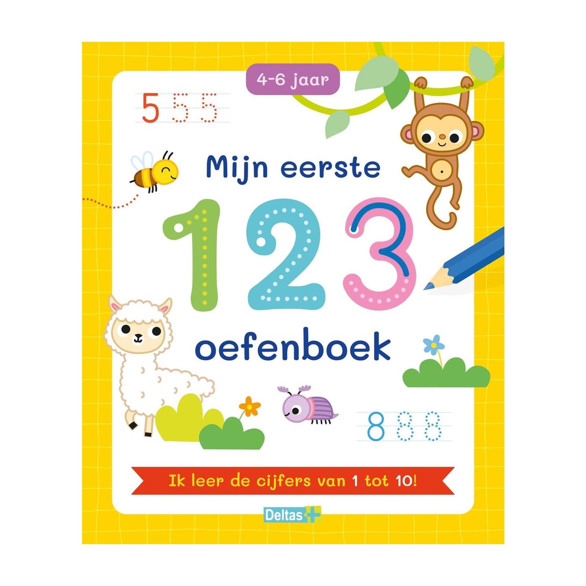 Deltas mijn eerste 123 oefenboek 4-6 j.