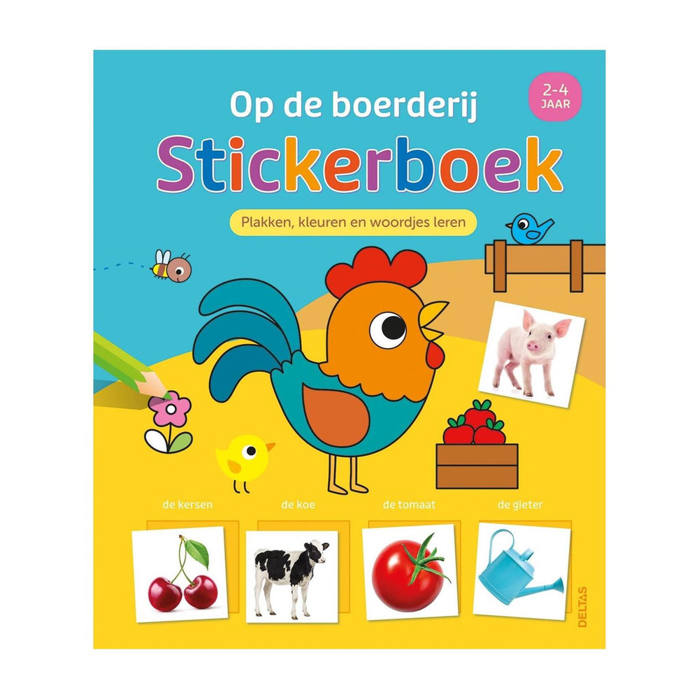 Deltas op de boerderij stickerboek