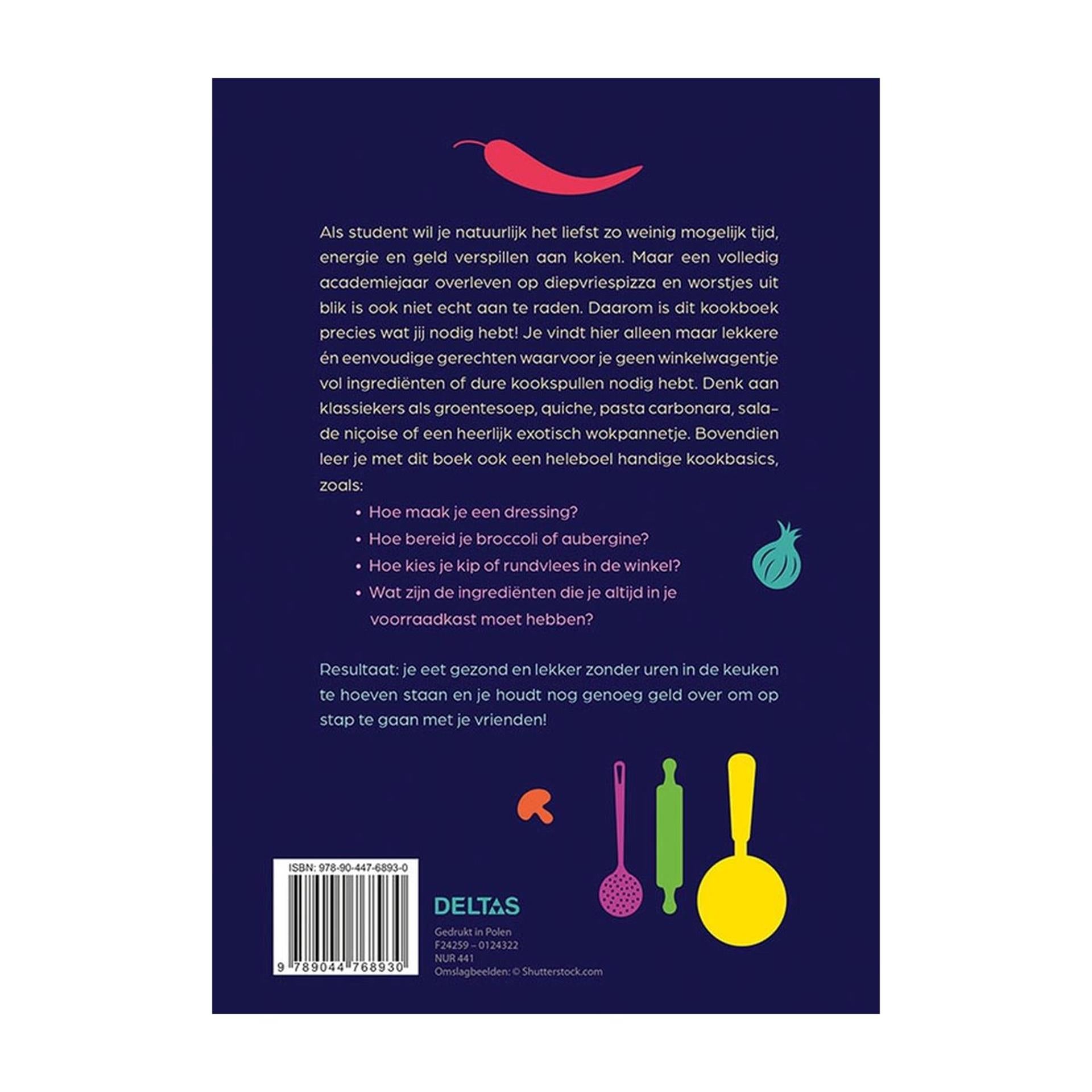 Deltas het allerbeste kookboek studenten