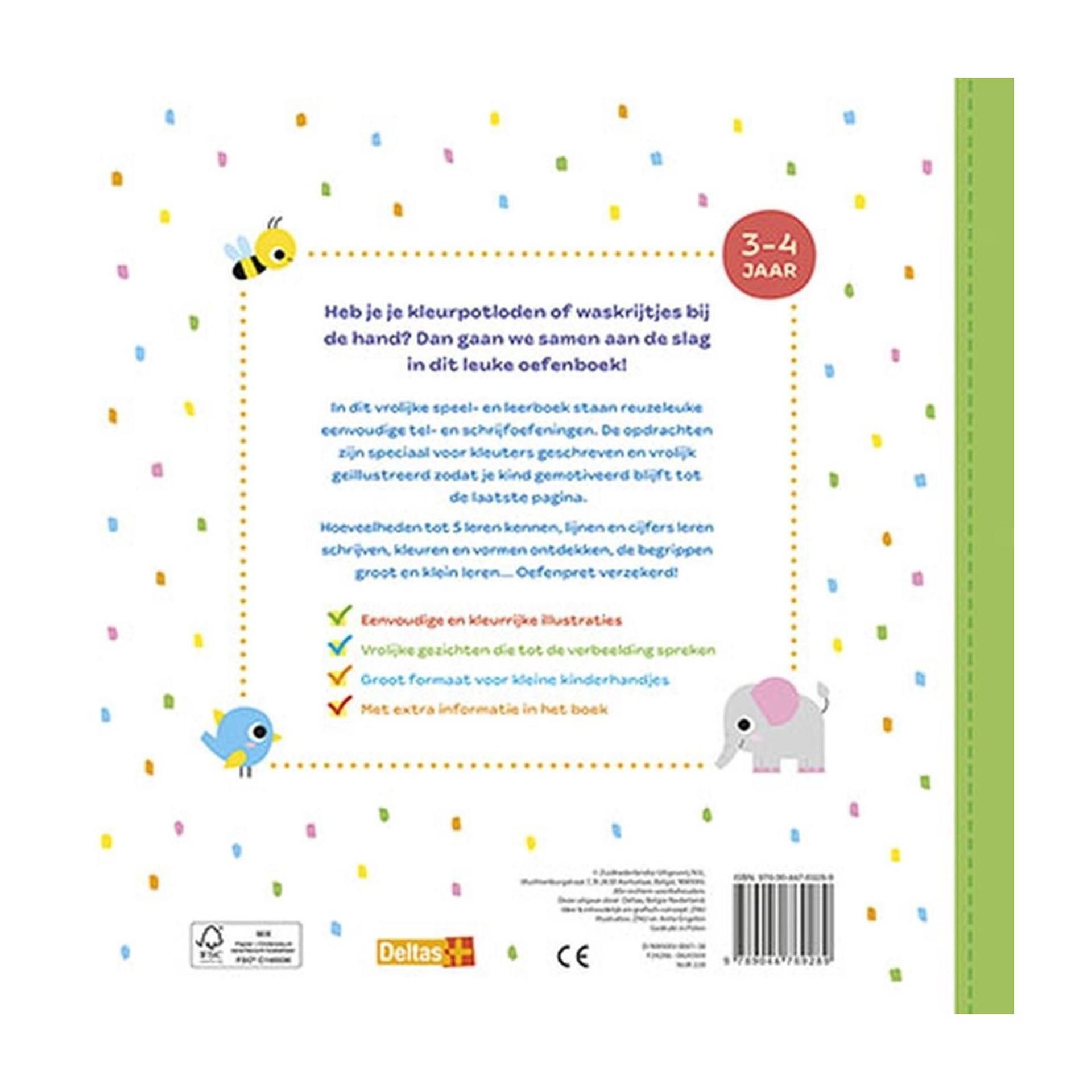 Deltas oefenpret voor kleuters (3-4 j.)