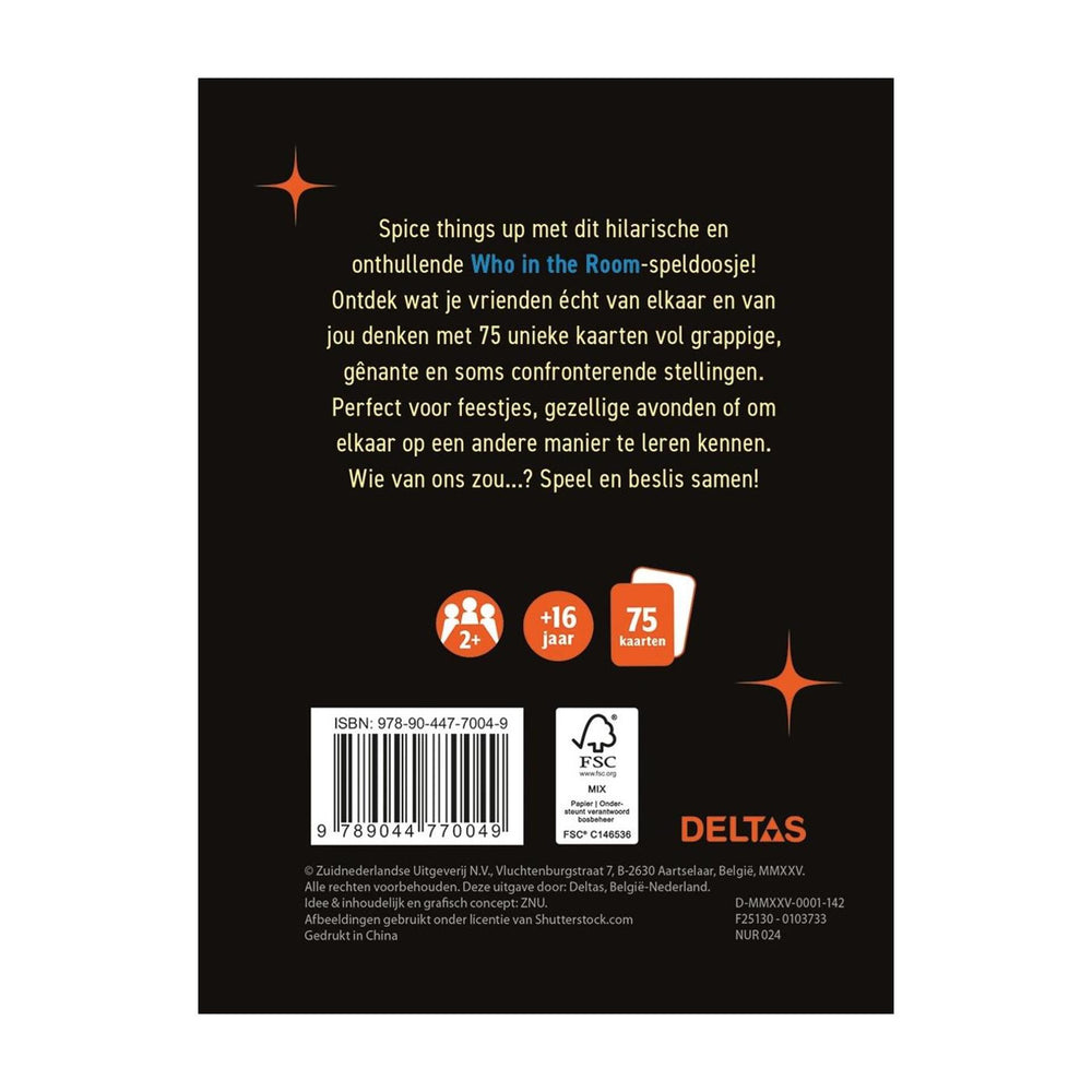 Deltas who in the room - party games