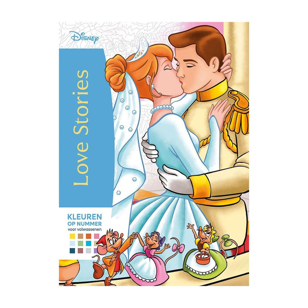 Deltas disney love stories - kleuren op nummer voor volwassenen