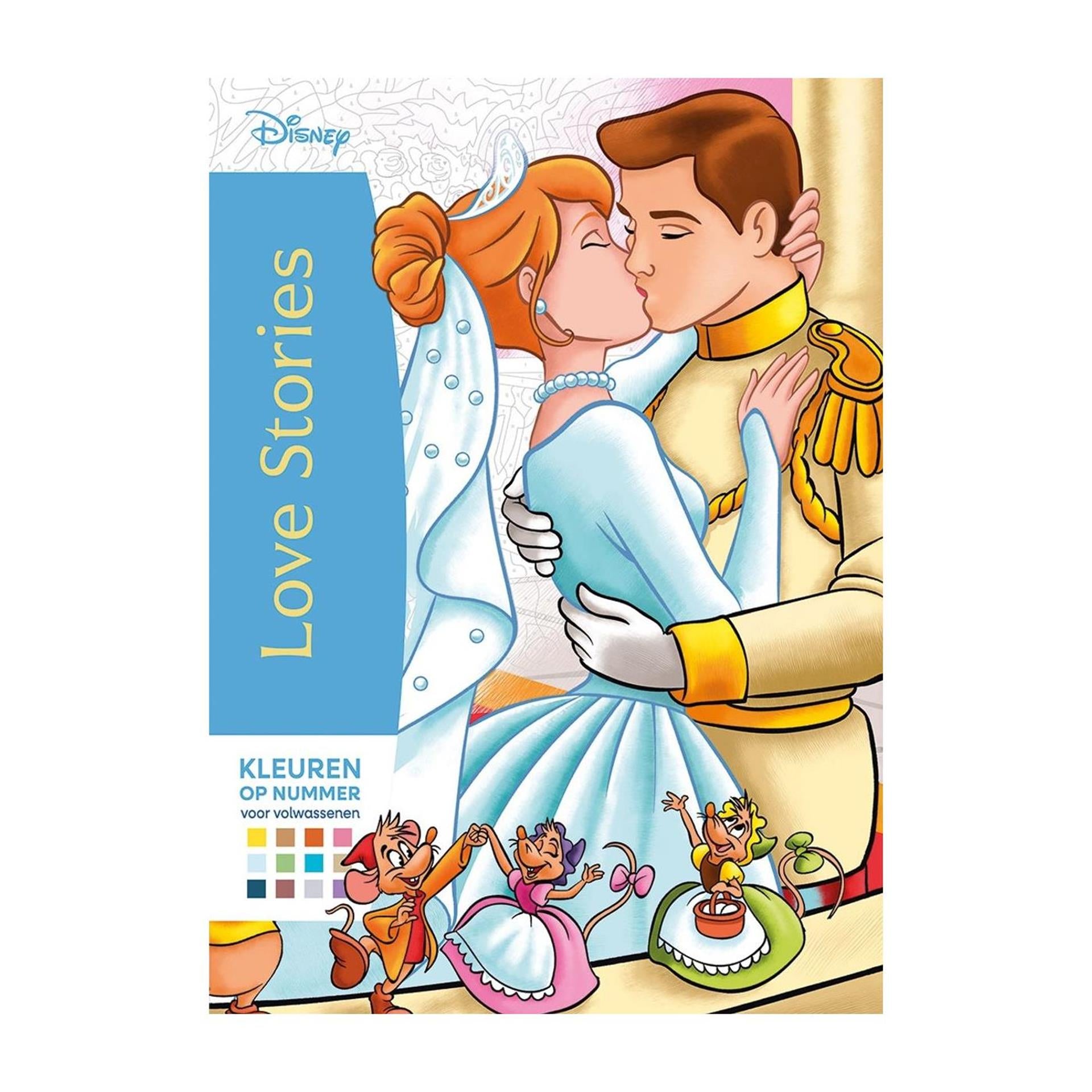 Deltas love stories - kleuren op nummer