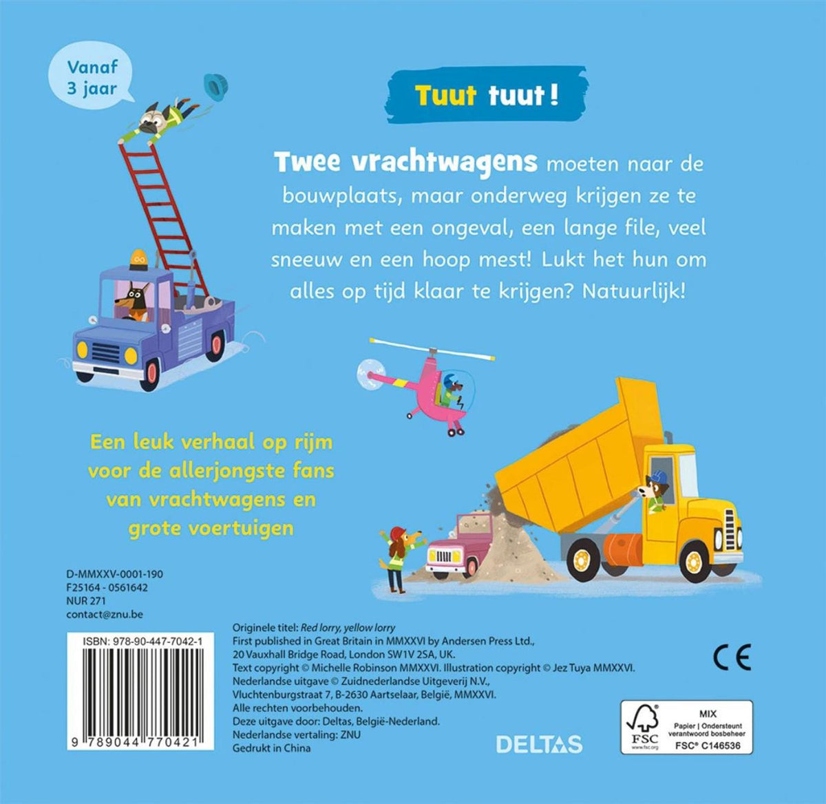 Deltas tuut tuut - aan de slag! een boek vol leuke vrachtwagens