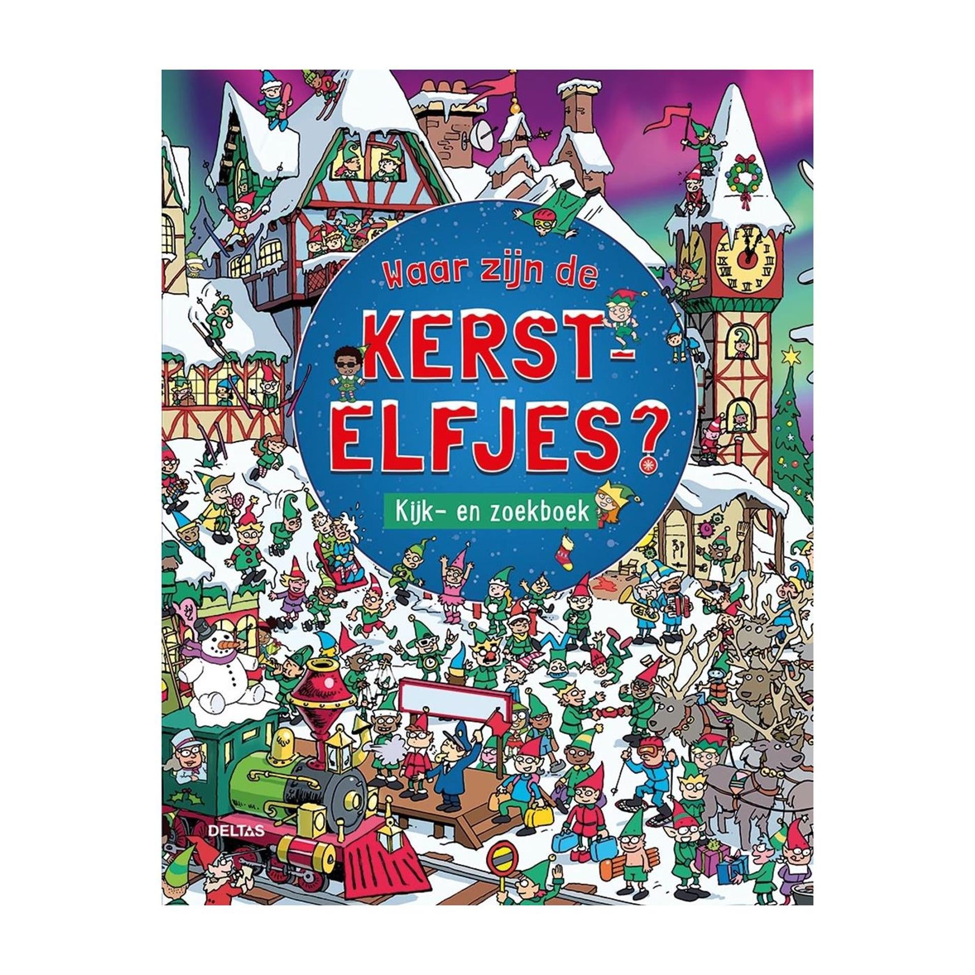 Deltas waar zijn de kerstelfjes? kijk zoekboek