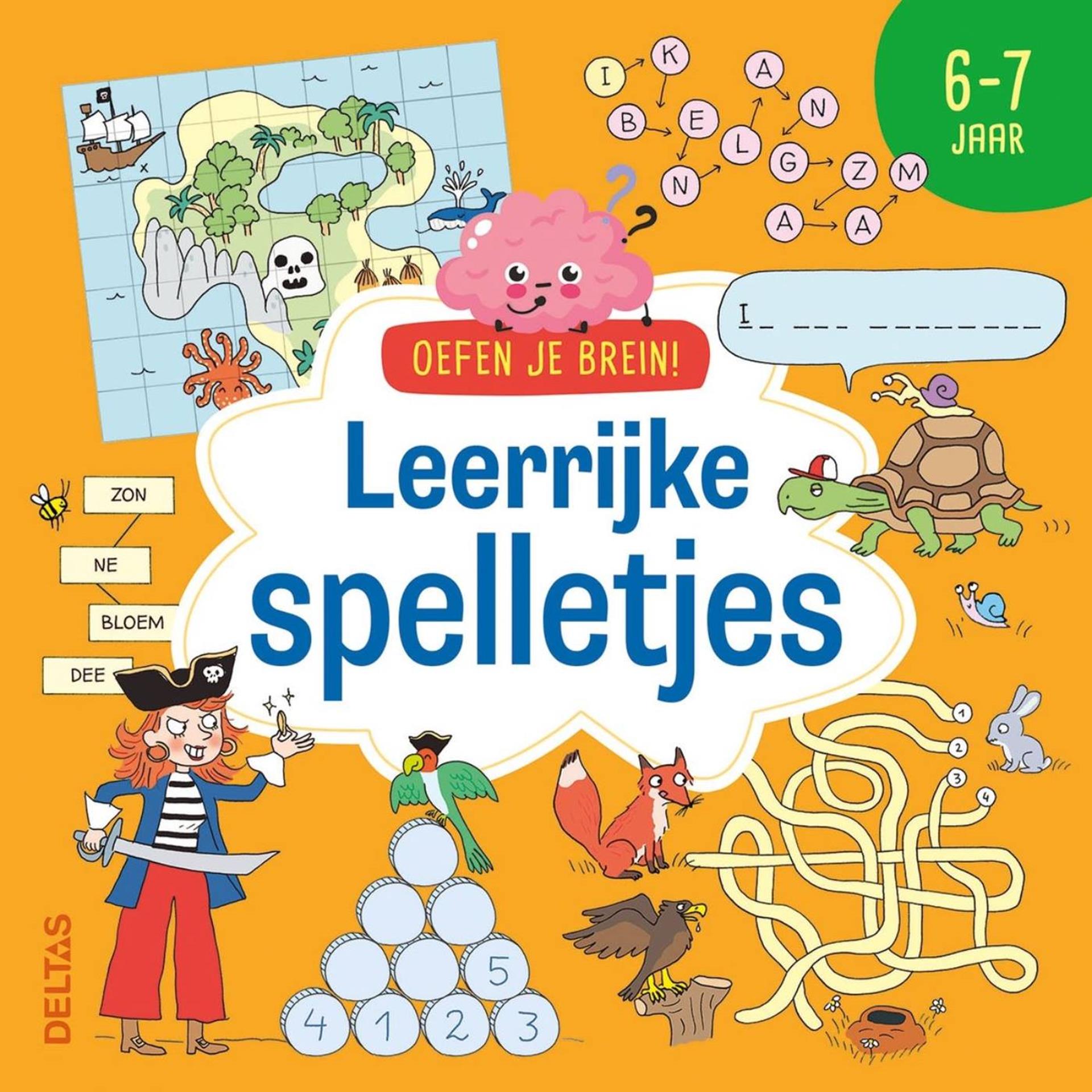 Deltas oefen je brein! leerrijke spelletjes 6-7 jaar