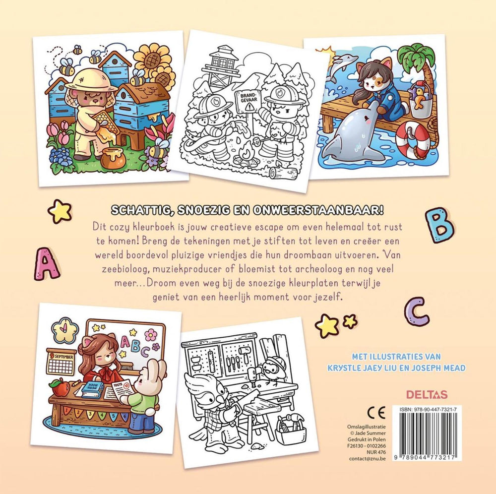 Deltas cozy jobs - comfy kleurboek jade summer