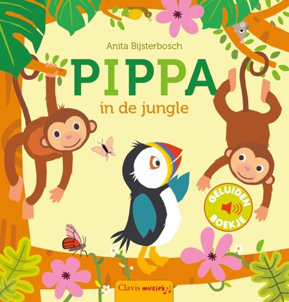 Geluidenboek: pippa, in de jungle. 2+