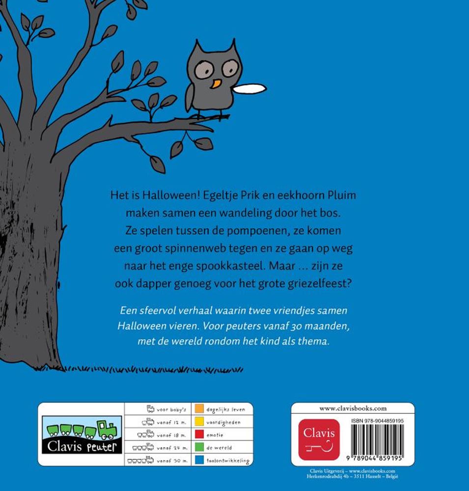Kartonboek: het is halloween 2+