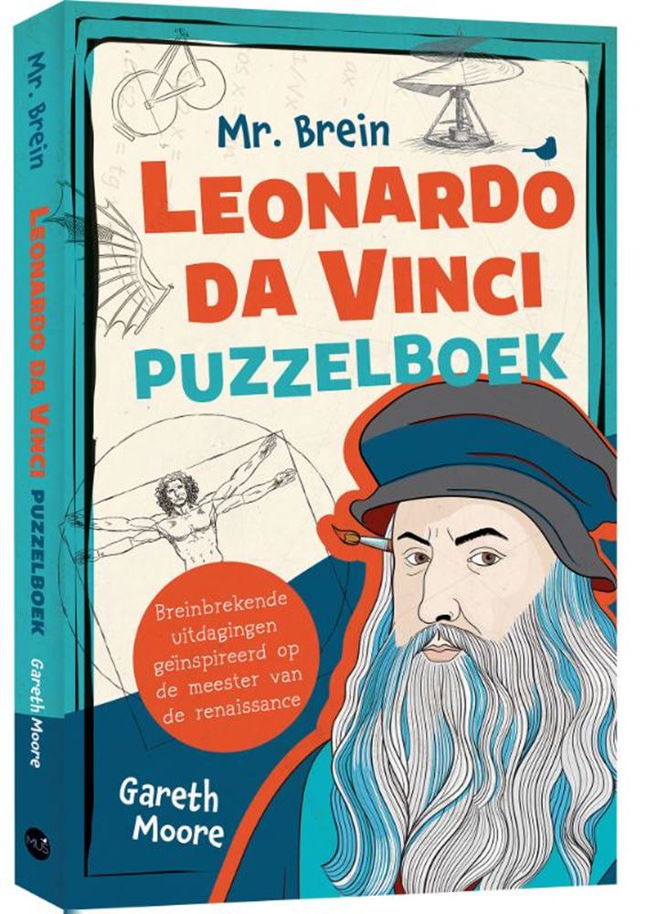 Bbnc uitgevers mr. brein leonardo da vinci puzzelboek