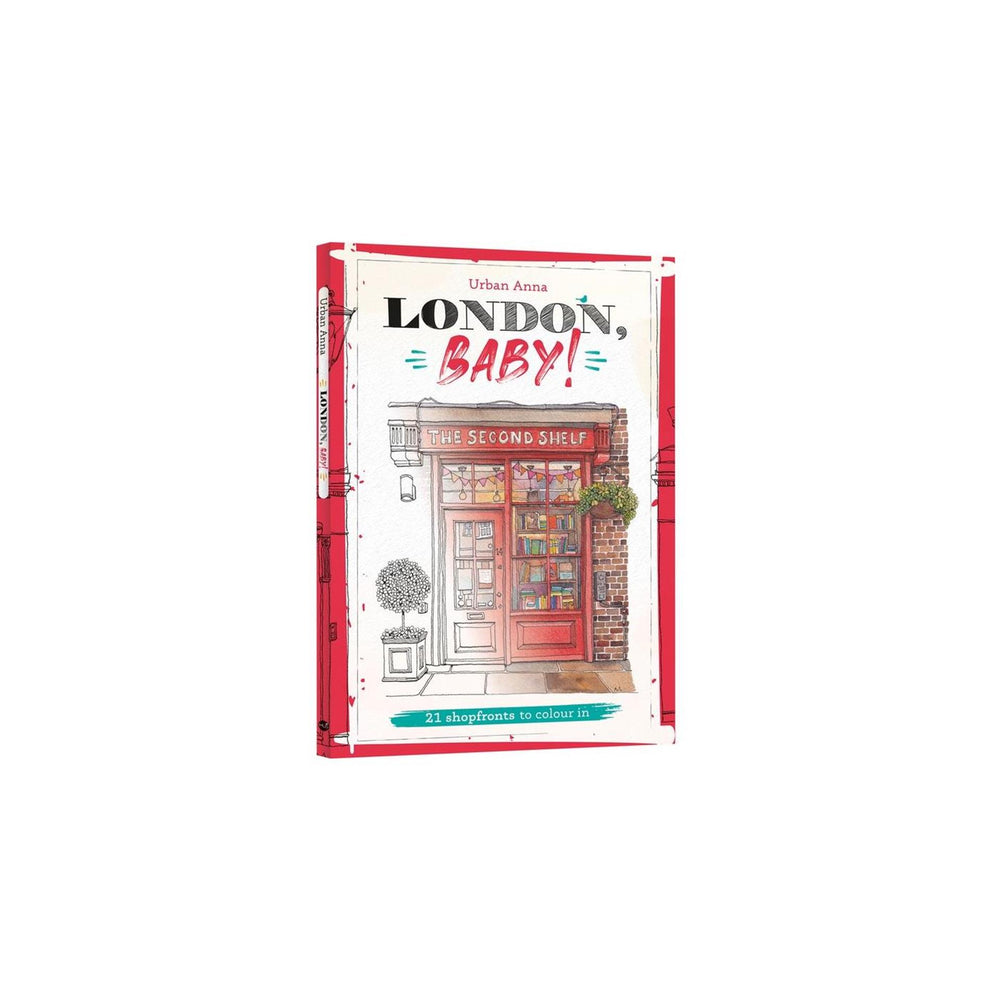 Kluitman urban anna - london, baby! volwassenen kleurboek 48 pagina's