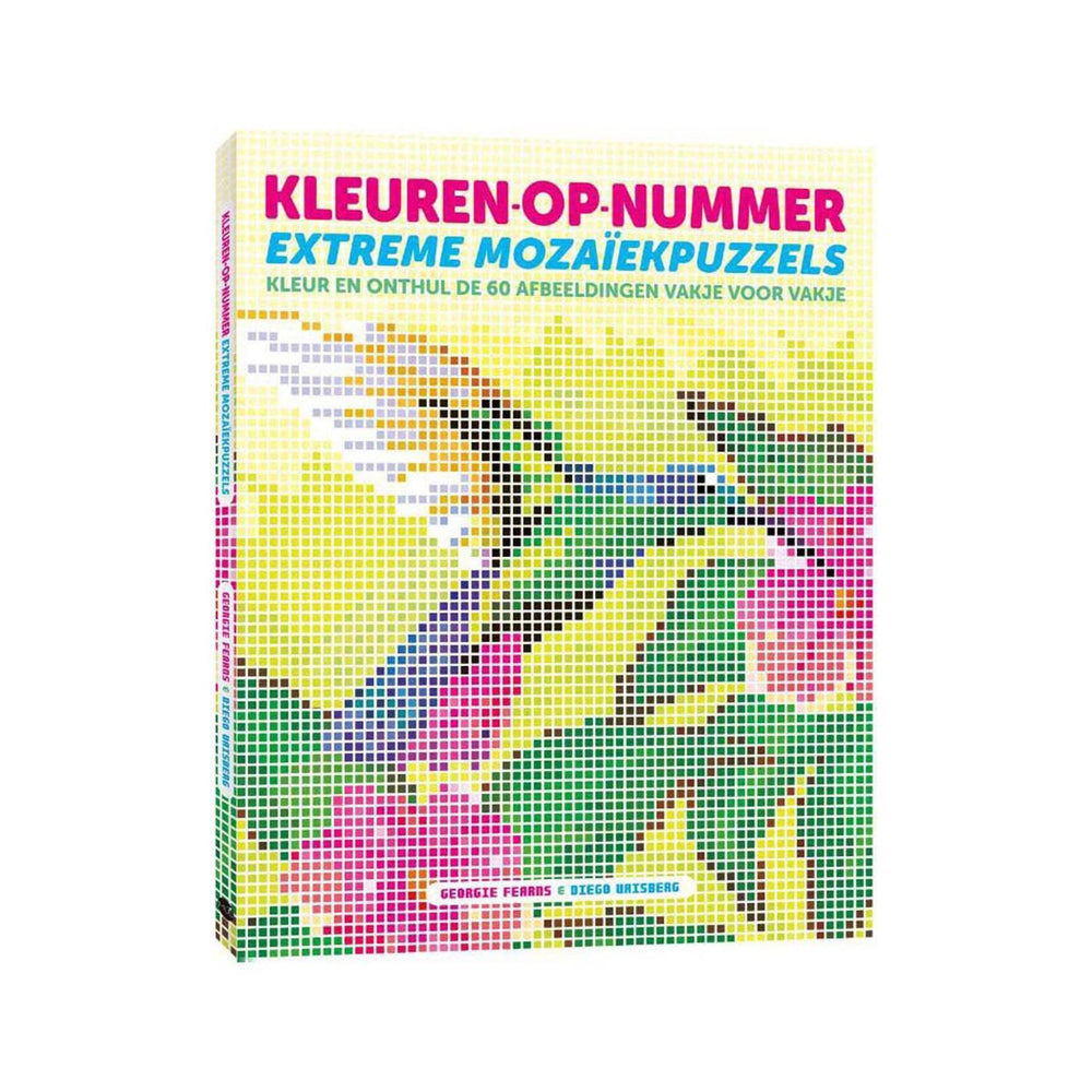 Kluitman kleuren op nummer extreme mozaã¯ekpuzzels